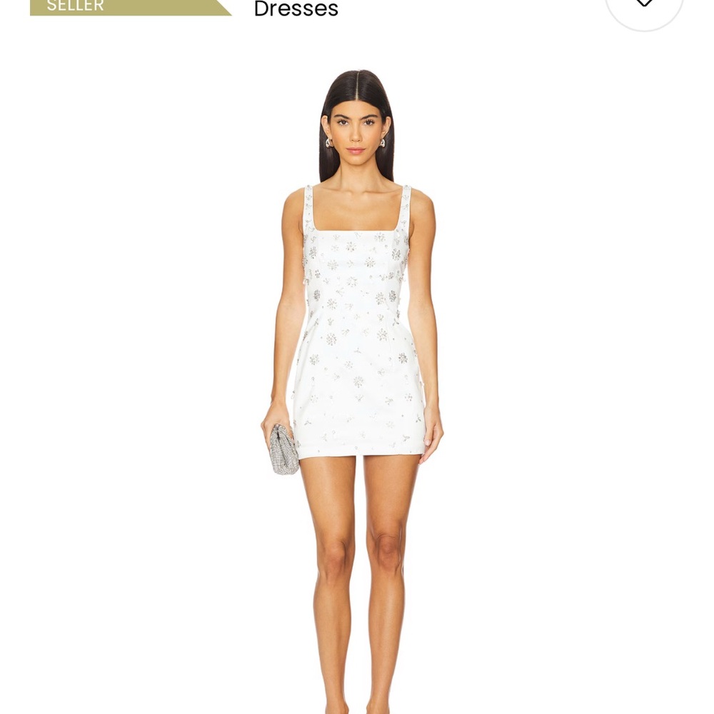 Brand new with tags never worn Paro Mini Dress in Ivory
NBD size medium revolve